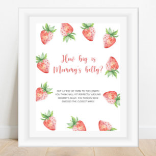 Strawberry - Wie groß ist das Bauchspiel von Mama? Poster