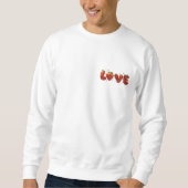 Strawberry Wirbel Sweatshirt für Männer (Vorderseite)