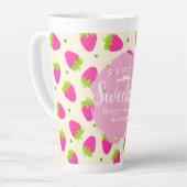 Strawberry Yellow Milchtasse (Linke Ecke)