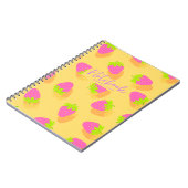 Strawberry Yellow Notizblock (Linke Seite)