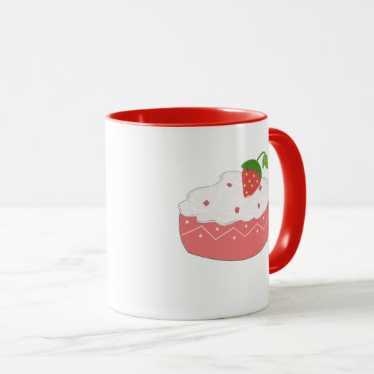 Strawberry Yogurt Tasse (VorderseiteRechts)