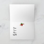 Strawberry zusammenbringen einladung (Innenseite)