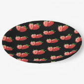 Strawberrys Pappteller (Schrägansicht)
