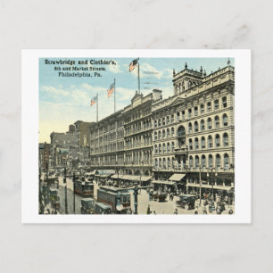 Strawbridge & Clothiers, Philadelphia 1919 Vintag Postkarte