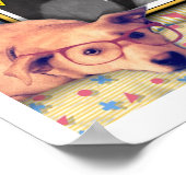 Strawinsky - Er hatte eine Brille. Poster (Ecke)