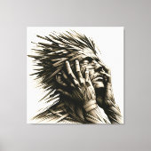 Strawman Leinwanddruck (Vorderseite)