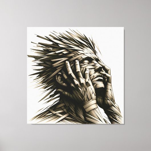 Strawman Leinwanddruck (Vorderseite)