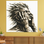 Strawman Leinwanddruck (Insitu (Wohnzimmer))