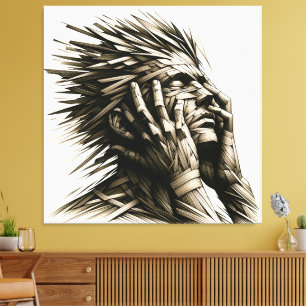 Strawman Leinwanddruck