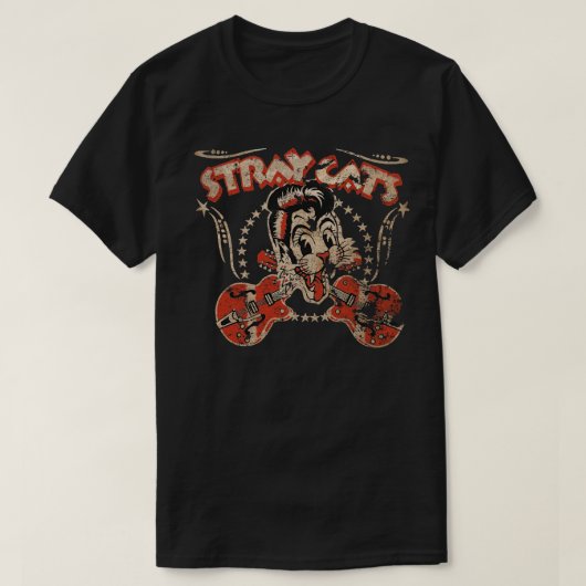 STRAY CATS VINTAG EXCLUSIVE T-Shirt (Design vorne)