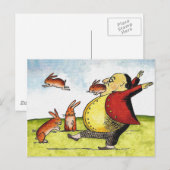 Stray Hares Postkarte (Vorne/Hinten)