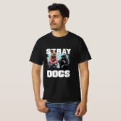 STRAY HUNGS FUNNY LEUTE MIT HUNDERKOPFEN T-Shirt (Vorne ganz)
