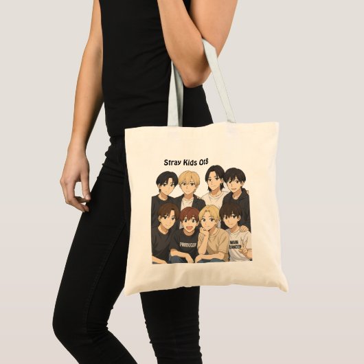 Stray Kids Anime Grafik Tragetasche (Vorderseite (Produkt))
