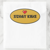 Stray Kids [Aufkleber] Ovaler Aufkleber (Tasche)