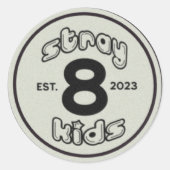 Stray Kids [Aufkleber] Runder Aufkleber (Vorderseite)