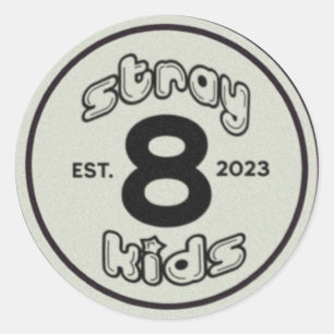 Stray Kids [Aufkleber] Runder Aufkleber