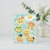 Stray Kids Felix BbokAri niedliches Dessert Postkarte (Stehend Vorderseite)