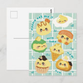 Stray Kids Felix BbokAri niedliches Dessert Postkarte (Vorne/Hinten)