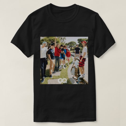 Stray Kids GQ SKZ kpop ot8 bang chan Lee wissen ch T-Shirt (Design vorne)