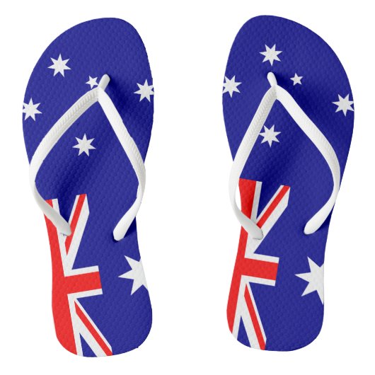 Straya Aussie Flag Thongs Badesandalen (Fußbett)