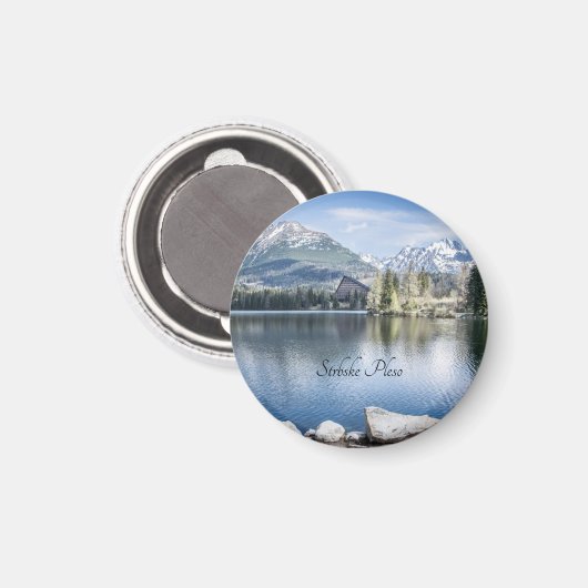 Strbske Pleso, Hohe Tatra, Slowakei, Magnet (Vorderseite/Rückseite)