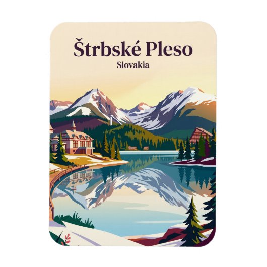 Štrbské Pleso Slowakei Magnet (Vertikal)