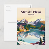 Štrbské Pleso Slowakei Postkarte (Vorne/Hinten)