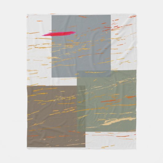 Streak-Quadrate Fleecedecke (Vorderseite)