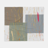 Streak-Quadrate Fleecedecke (Vorderseite (Horizontal))