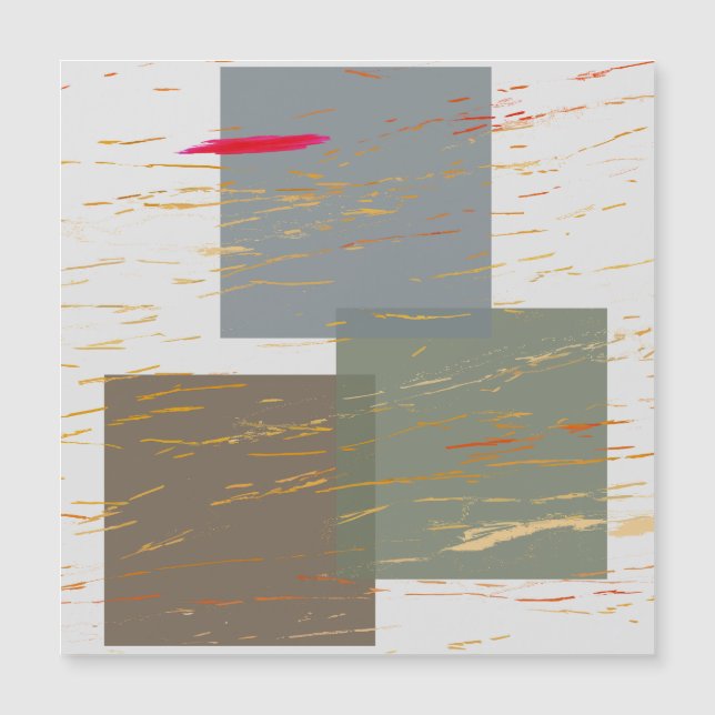 Streak-Quadrate Magnetkarte (Vorderseite)