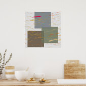 Streak-Quadrate Poster (Küche)