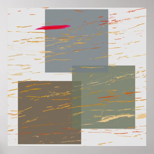 Streak-Quadrate Poster (Vorne)