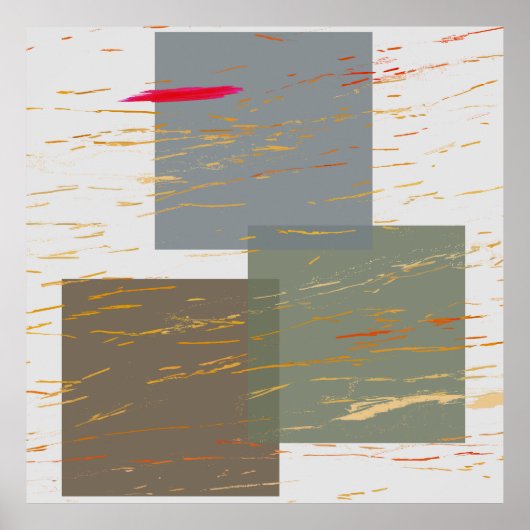 Streak-Quadrate Poster (Vorne)