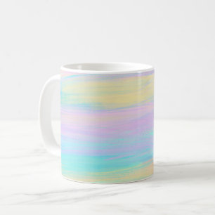 Streaky Paint Stripes Multicolor Kaffeetasse