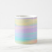 Streaky Paint Stripes Multicolor Kaffeetasse (Mittel)