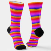 Streaky Vibrany Rainbow Stripe Socken (Gewinkelt)