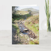 Stream Coniston Cumbrai England Karte (Vorderseite)