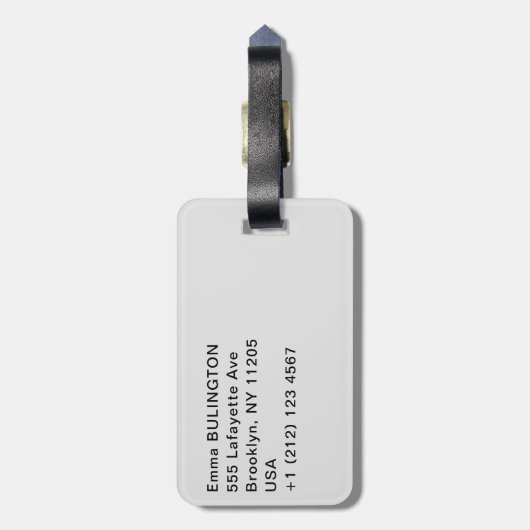 Stream entlang Icefields Parkway Highway 93 - Kana Gepäckanhänger (Rückseite vertikal)