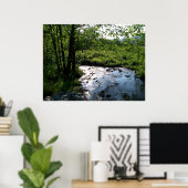 Stream in der Höhlendecke Poster (Heimbüro)