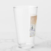 Stream in einer Schneewinterlandschaft (Weihnachts Glas (Rechts)