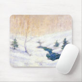 Stream in einer Schneewinterlandschaft (Weihnachts Mousepad (Mit Mouse)