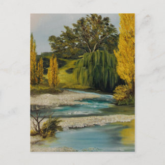 Stream in Neuseeland Postkarte