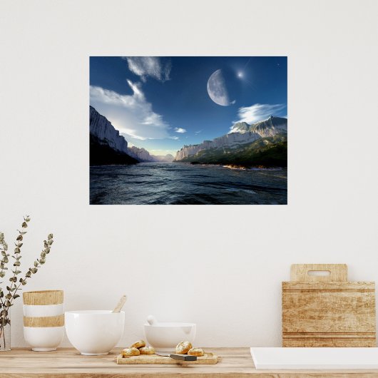 Stream oder Erste Interstellar Poster (Küche)