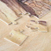 Stream und bergige koreanische Joseon Dynastie Fol Puzzle (Seite)