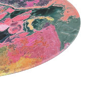 STREAM WASSER ABSTRAKT SCHNEIDEBRETT (Ecke)