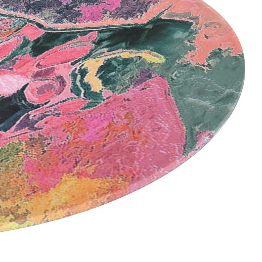 STREAM WASSER ABSTRAKT SCHNEIDEBRETT (Ecke)