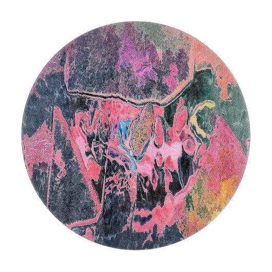 STREAM WASSER ABSTRAKT SCHNEIDEBRETT (Vorderseite)