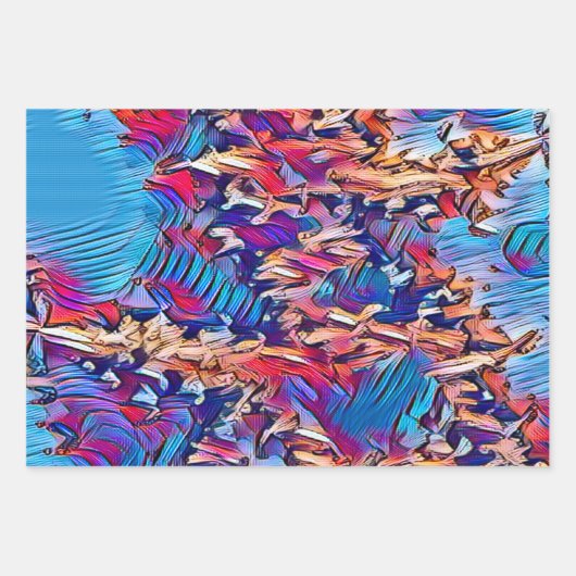 STREAM WASSER GESCHENKPAPIER SET (Vorderseite 2)