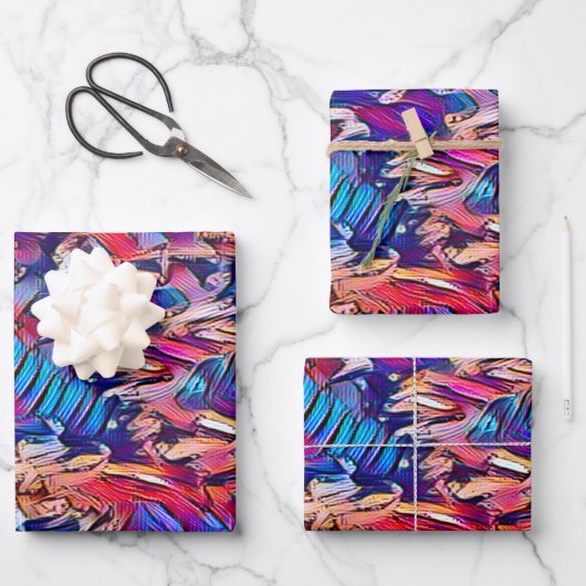 STREAM WASSER GESCHENKPAPIER SET (Vorderseite)