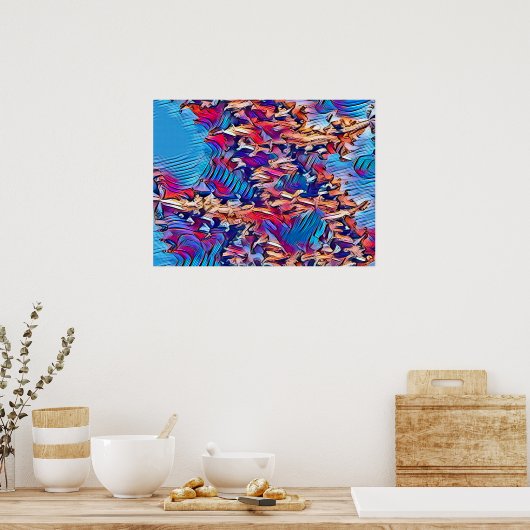 STREAM WASSER POSTER (Küche)